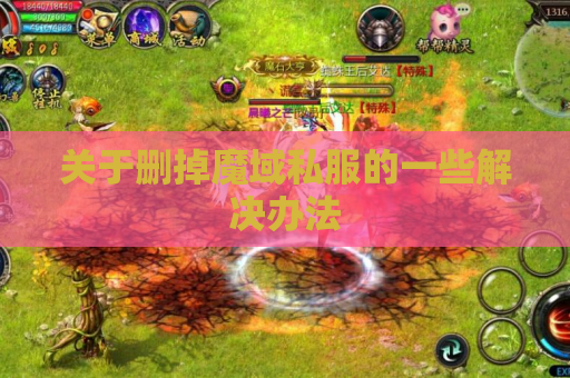 关于删掉魔域私服的一些解决办法 关于删掉魔域私服的一些解决办法