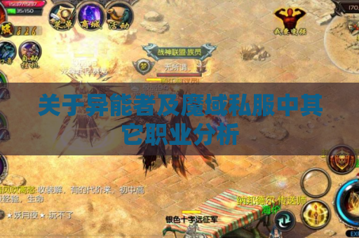 关于异能者及魔域私服中其它职业分析