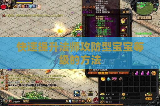 快速提升法师攻防型宝宝等级的方法 快速提升法师攻防型宝宝等级的方法