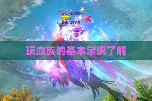 玩血族的基本常识了解
