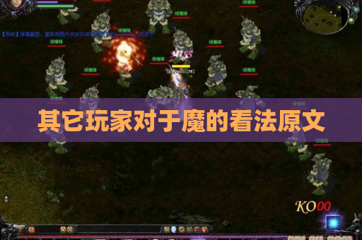 其它玩家对于魔的看法原文 其它玩家对于魔的看法原文