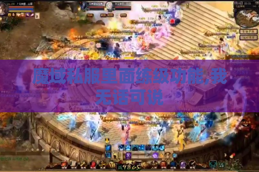 魔域私服里面练级功能,我无话可说