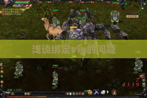 浅谈绑定vip的问题 浅谈绑定vip的问题