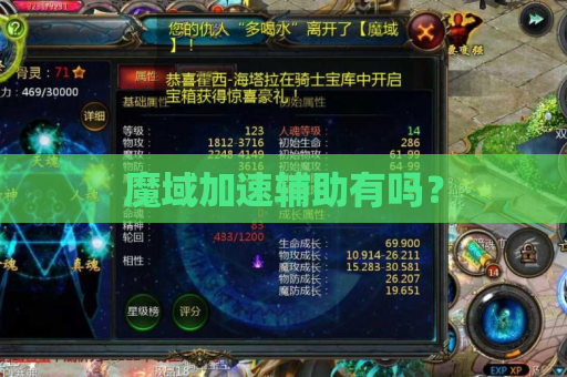 魔域加速辅助有吗? 魔域加速辅助有吗?