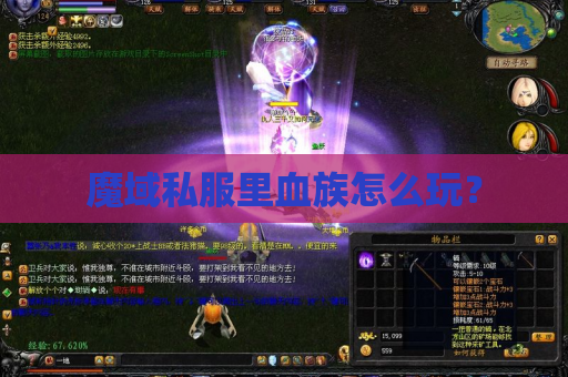 魔域私服里血族怎么玩? 魔域私服里血族怎么玩?